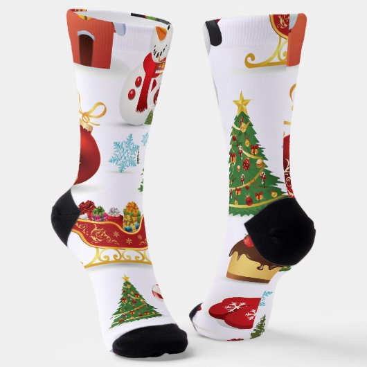 Aangepaste, duurzame Premium Crew Socket Sokken (Gebogen)