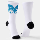 Aangepaste, duurzame Premium Crew Socket Sokken (Gebogen)