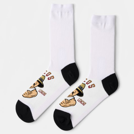 Aangepaste, duurzame Premium Crew Socket Sokken (Links)