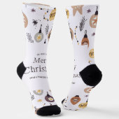 Aangepaste, duurzame Premium Crew Socket Sokken (Gebogen)