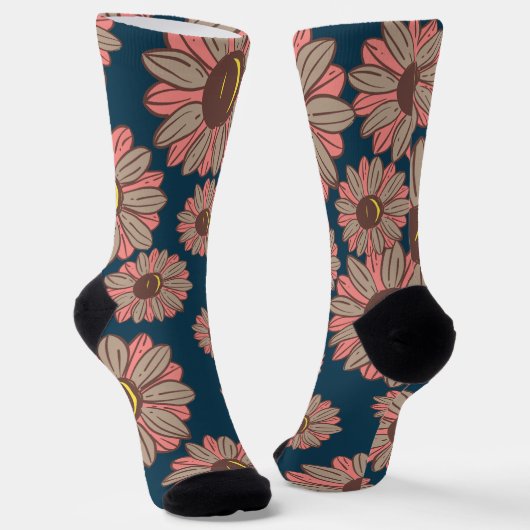 Aangepaste duurzame Premium-Crew-sokventilatorkrac Sokken (Gebogen)