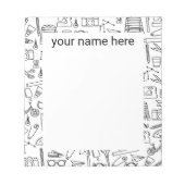 Aangepaste dvd met voetsteunen notitieblok (Voorkant)