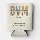 Aangepaste DVM Doctor in de diergeneeskunde Blikjeskoeler (Voorkant)