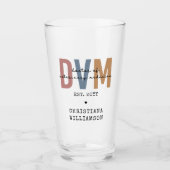 Aangepaste DVM Doctor in de diergeneeskunde Glas (Voorkant)
