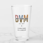 Aangepaste DVM Doctor in de diergeneeskunde Glas (Voorkant)