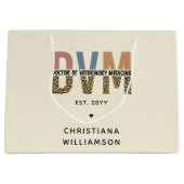 Aangepaste DVM Doctor in de diergeneeskunde Groot Cadeauzakje (Voorkant)