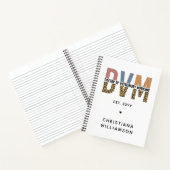 Aangepaste DVM Doctor in de diergeneeskunde Notitieboek (Binnen)