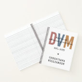 Aangepaste DVM Doctor in de diergeneeskunde Notitieboek (Binnen)