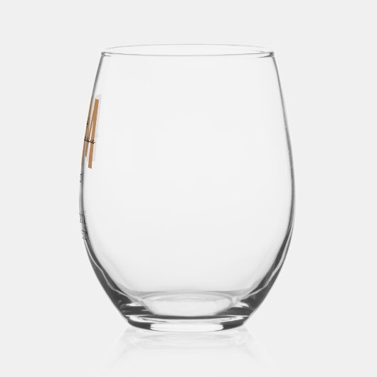 Aangepaste DVM Doctor in de diergeneeskunde Wijnglas Zonder Voet (Links)