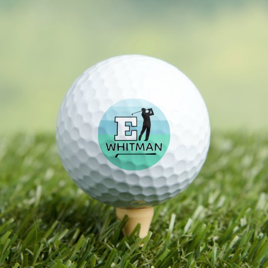 Aangepaste E initiële markering - identificeer gol Golfballen (Insitu Shirt)