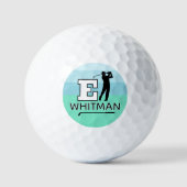 Aangepaste E initiële markering - identificeer gol Golfballen (Voorkant)