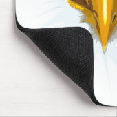 Aangepaste Eagle Head Moderne Pop Art Sjabloon Muismat (Hoek)