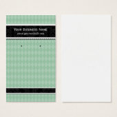 Aangepaste 'Earning Cards Sage Green Visitekaartje (Voorkant /achterkant)