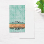 Aangepaste 'Earring Cards Turquoise ' Visitekaartjes (Bureau)