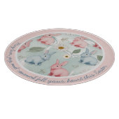 Aangepaste Easter Bunny Glass Snijplank (Hoek)