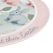 Aangepaste Easter Bunny Glass Snijplank (Hoek)