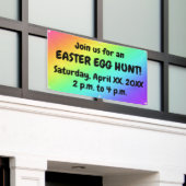 Aangepaste Easter Egg Hunt Banner (Buitenkant Gebouw)