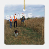 Aangepaste Eat Sleep Hunt 1st Deer Hunt Keepomwill Keramisch Ornament (Achterkant)