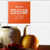 Aangepaste Eat Sleep Hunt 1st Deer Keepomwille Tegeltje