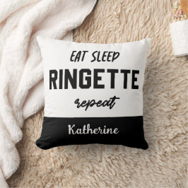 Aangepaste Eat Sleep Ringette Herhalen Ringette Pl Kussen