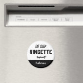 Aangepaste Eat Sleep Ringette Herhalen Ringette Pl Magneet (Insitu (Vaatwasser))