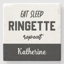 Aangepaste Eat Sleep Ringette Herhalen Ringette Pl
