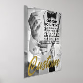 Aangepaste echte Folie (Goud of Zilver) Afdrukken  (Laagn)