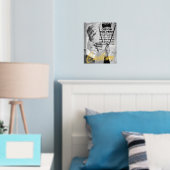 Aangepaste echte Folie (Goud of Zilver) Afdrukken  (Insitu (Slaapkamer))