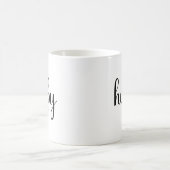 Aangepaste Echtgenoot Opgericht Jaar Koppel Huweli Koffiemok (Center)