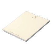 Aangepaste Ecru Hummingbird-laptop Notitieblok (Linkerzijde)