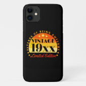 Aangepaste editie Birthday Case-Mate iPhone Case (Achterkant)