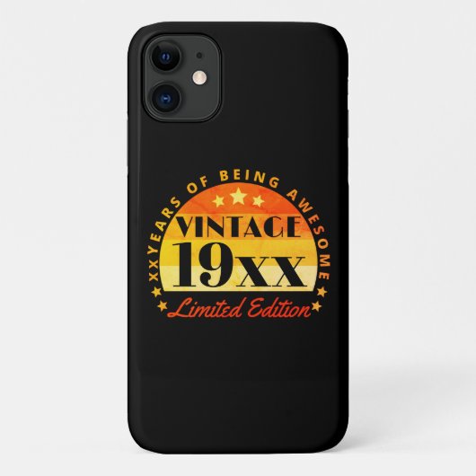 Aangepaste  editie Birthday Case-Mate iPhone Case (Achterkant)