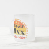 Aangepaste  editie Birthday Matglas Koffiemok (Voorkant links)