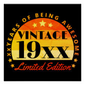 Aangepaste editie Birthday Perfect Poster (Voorkant)