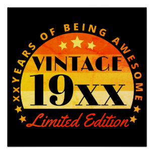 Aangepaste editie Birthday Perfect Poster