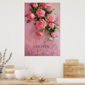 Aangepaste Een droom in tinten roze Poster (Keuken)