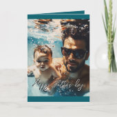 Aangepaste één foto en bericht in gevouwen Kaart 1 (Voorkant)