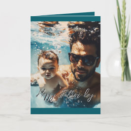 Aangepaste één foto en bericht in gevouwen Kaart 1