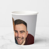 Aangepaste Eén Foto Papieren Beker (Achterkant)