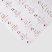 Aangepaste Eén Jollige Gans December Eerste Verjaa Tissuepapier (Detail)