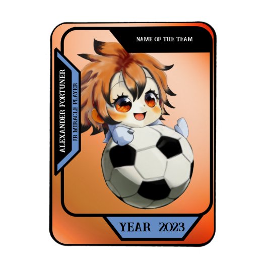 Aangepaste een Sport Kaart Magneet (Verticaal)