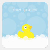 Aangepaste eend douche Stickers (Voorkant)