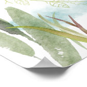 Aangepaste eend met Stropdas Poster (Hoek)