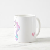 Aangepaste eenhoorn cup koffiemok (Voorkant rechts)