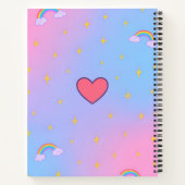 Aangepaste Eenhoorn Geloven In Magisch Notitieboek (Achterkant)