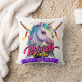 Aangepaste Eenhoorn Prinses Beschermings Agentscha Kussen (Deken)