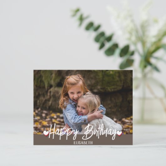 Aangepaste Eenvoudige Aangepaste Aangepaste Fotoda Briefkaart (Staand voorkant)