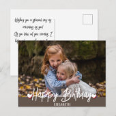 Aangepaste Eenvoudige Aangepaste Aangepaste Fotoda Briefkaart (Voorkant / Achterkant)