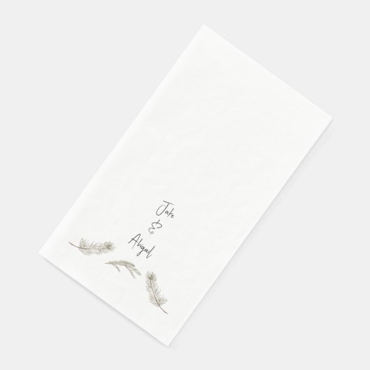 Aangepaste Eenvoudige aangepaste Waterverf Pijnban Servet (Hoek)