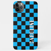 Aangepaste Eenvoudige Abstracte Geometrische Check Case-Mate iPhone Case (Achterkant)